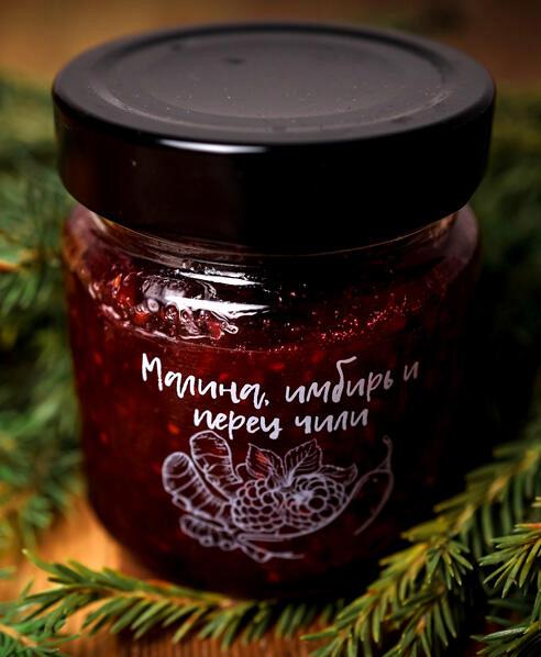 Джем - малина, имбирь и перец чили / ДАРЫ-ЮГРЫ-ХМАО / 200 гр