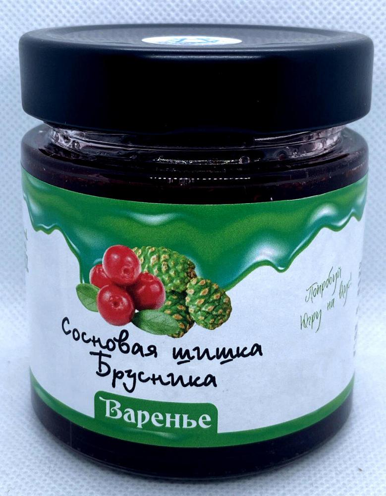 Молодые сосновые шишки с лесной брусникой / ДАРЫ-ЮГРЫ-ХМАО / 200 гр