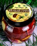 Маринованные белые грибы боровики цельные / ДАРЫ-ЮГРЫ-ХМАО / 350 гр