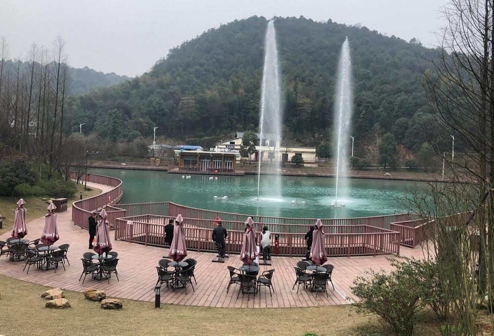 Beira Town Theme Park Interactive Fountain Project, China Beira Town Theme Park Interactive Fountain Project, China