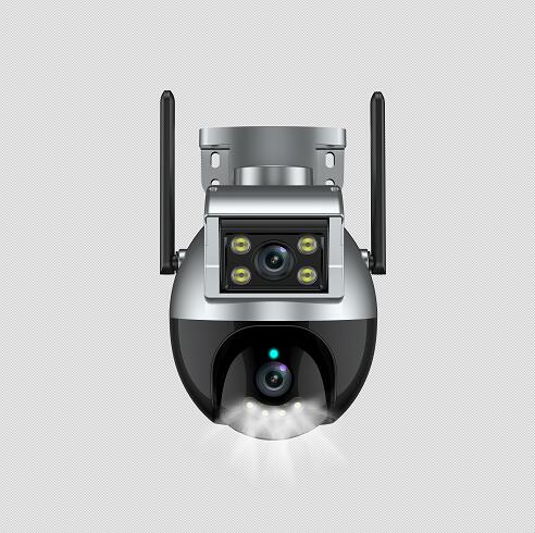 TUYA dual lens WIFI outdoor PT camera