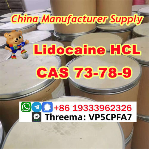 Lidocaine CAS 73-78-9 Lidocaine hydrochloride provide Sample