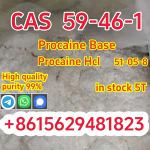 Hot selling products 59-46-1 Procaine Local anesthesia Lidocaine Benzocaine