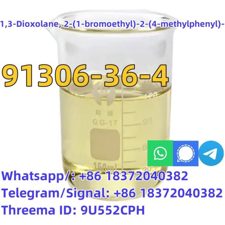 CAS 91306-36-4 Chemical Raw Material 2-(1-bromoethyl)-2-(p-tolyl)-1,3-dioxolane Yellow