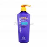 HELLO MORNING COLOR PROTECT SHAMPOO 600ml Шампунь для окрашенных волос Защита цвета 600мл