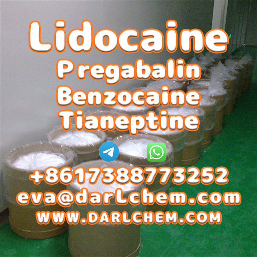 Lidocaine Tianeptine pregabalin raw Powder 137-58-6 darl Supply Lidocaine Tianeptine pregabalin raw Powder 137-58-6 darl Supply