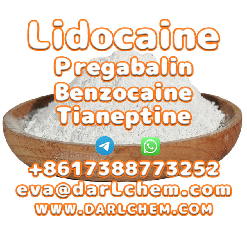Lidocaine Tianeptine pregabalin raw Powder 137-58-6 Best Price