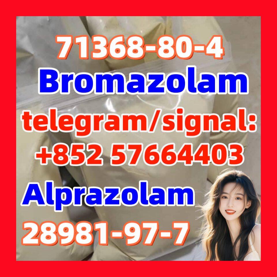Bromazolam Cas 71368-80-4 at Best Price -alprazolam 28981-97-7 Etizolam CAS 40054-69-1