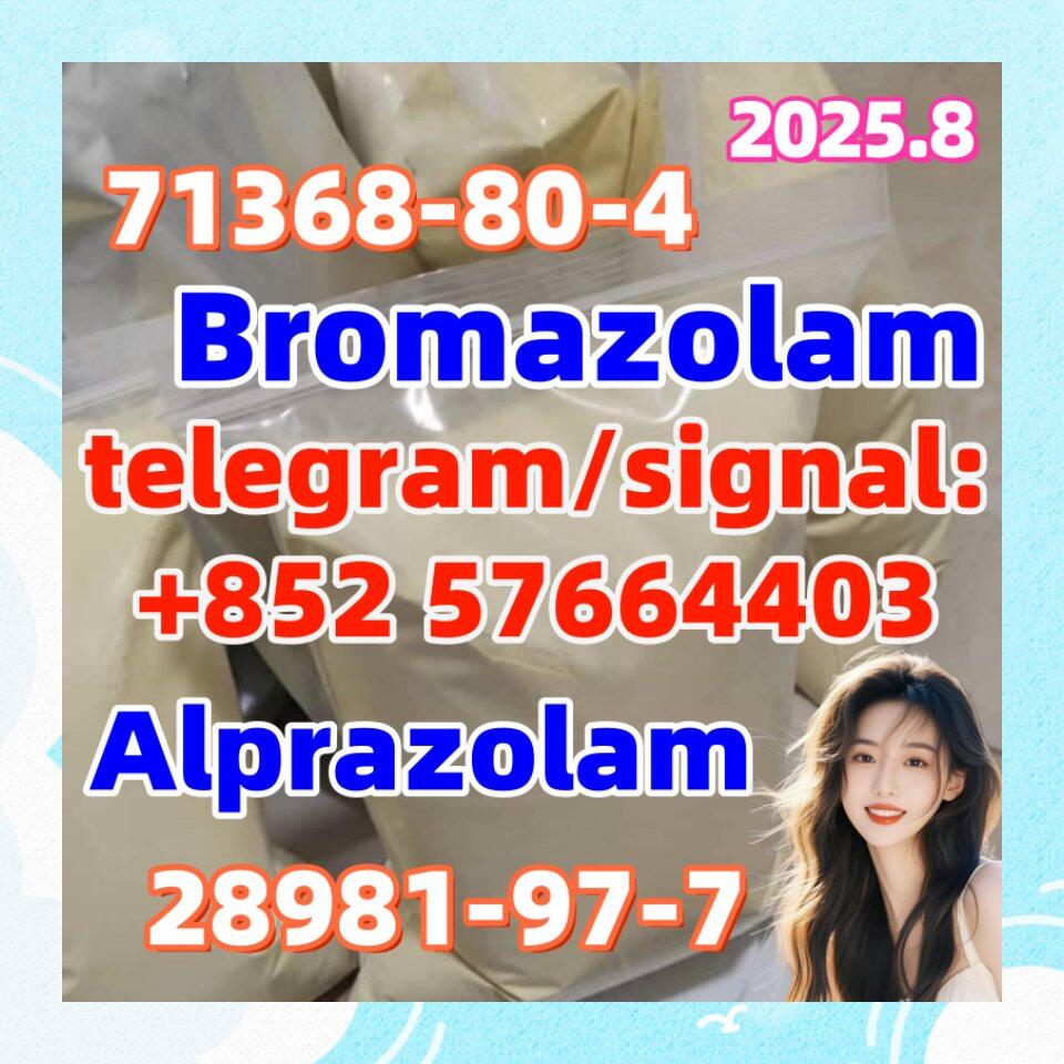 High Quality Bromazolam Cas 71368-80-4 alprazolam 28981-97-7 In Stock For Sale