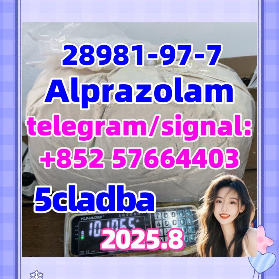 Alprazolam CAS 28981–97–7 powder top quality Alprazolam CAS 28981–97–7 powder top quality