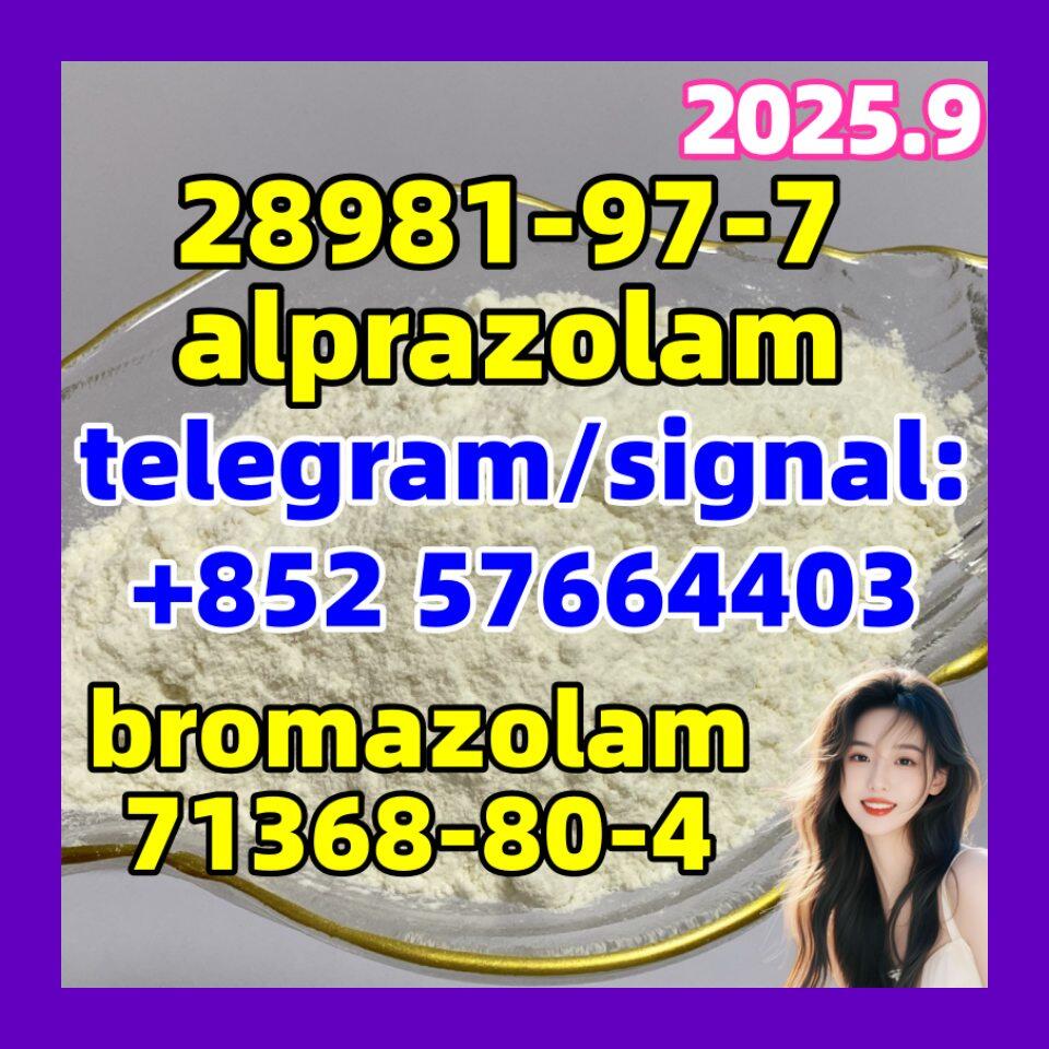 alprazolam 28981-97-7 71368-80-4 bromazolam Benzodiazepines China supplier