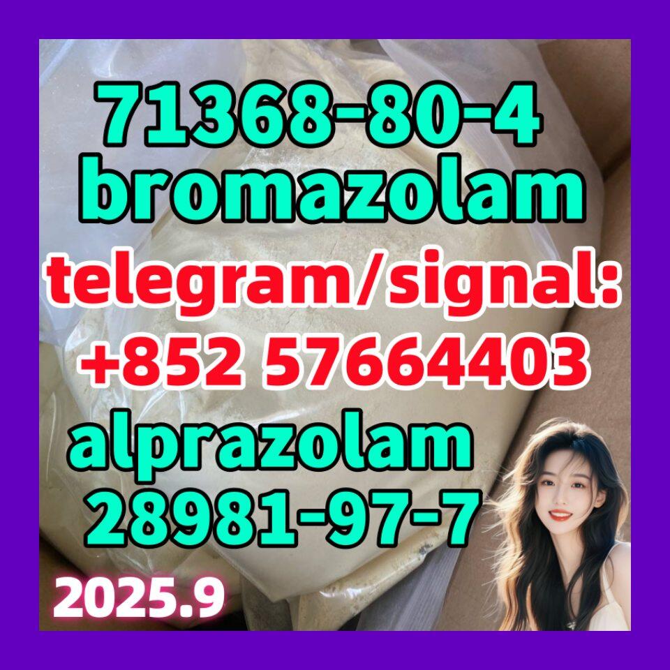 bromazolam 71368-80-4 28981-97-7 alprazolam Benzodiazepines China supplier