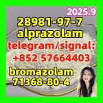 28981-97-7 alprazolam 71368-80-4 bromazolam White Powder New formula