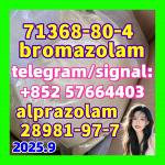 bromazolam 71368-80-4 alprazolam 28981-97-7 Benzodiazepines White Powder New formula