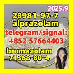 28981-97-7 alprazolam 71368-80-4 bromazolam Benzodiazepines 100% delivery