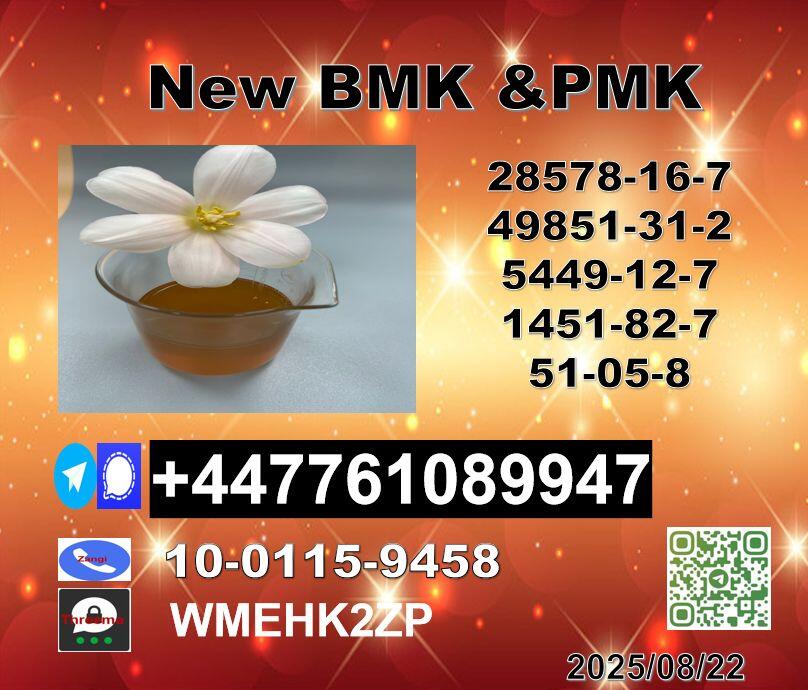 New P.M.K cas 28578-16-7 and B.M.K Powder cas 5449-12-7 99.9 percent P