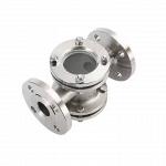 Liquid Flow Indicator Oil Water Stainless Steel Flange or Thread Type Flow Indicator