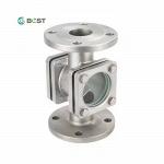 Liquid Flow Indicator Oil Water Stainless Steel Flange or Thread Type Flow Indicator