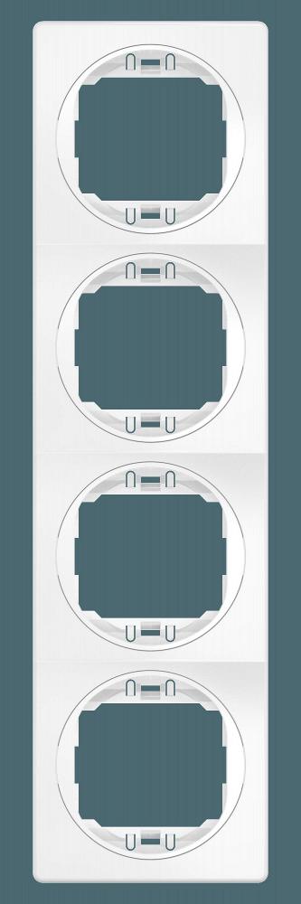 Рамка декоративная CADUCEUS ALING EON, четырёхместная, вертикальная Рамка декоративная CADUCEUS ALING EON, четырёхместная, вертикальная