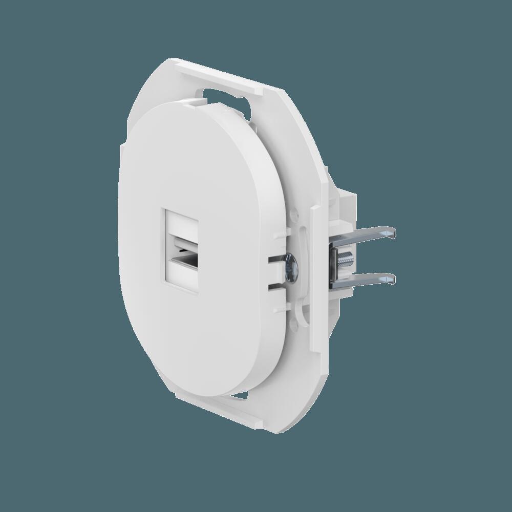 Розетка скрытой установки CADUCEUS ALING EON с модулем Keystone USB 2.0 тип A-A, механизм Розетка скрытой установки CADUCEUS ALING EON с модулем Keystone USB 2.0 тип A-A, механизм