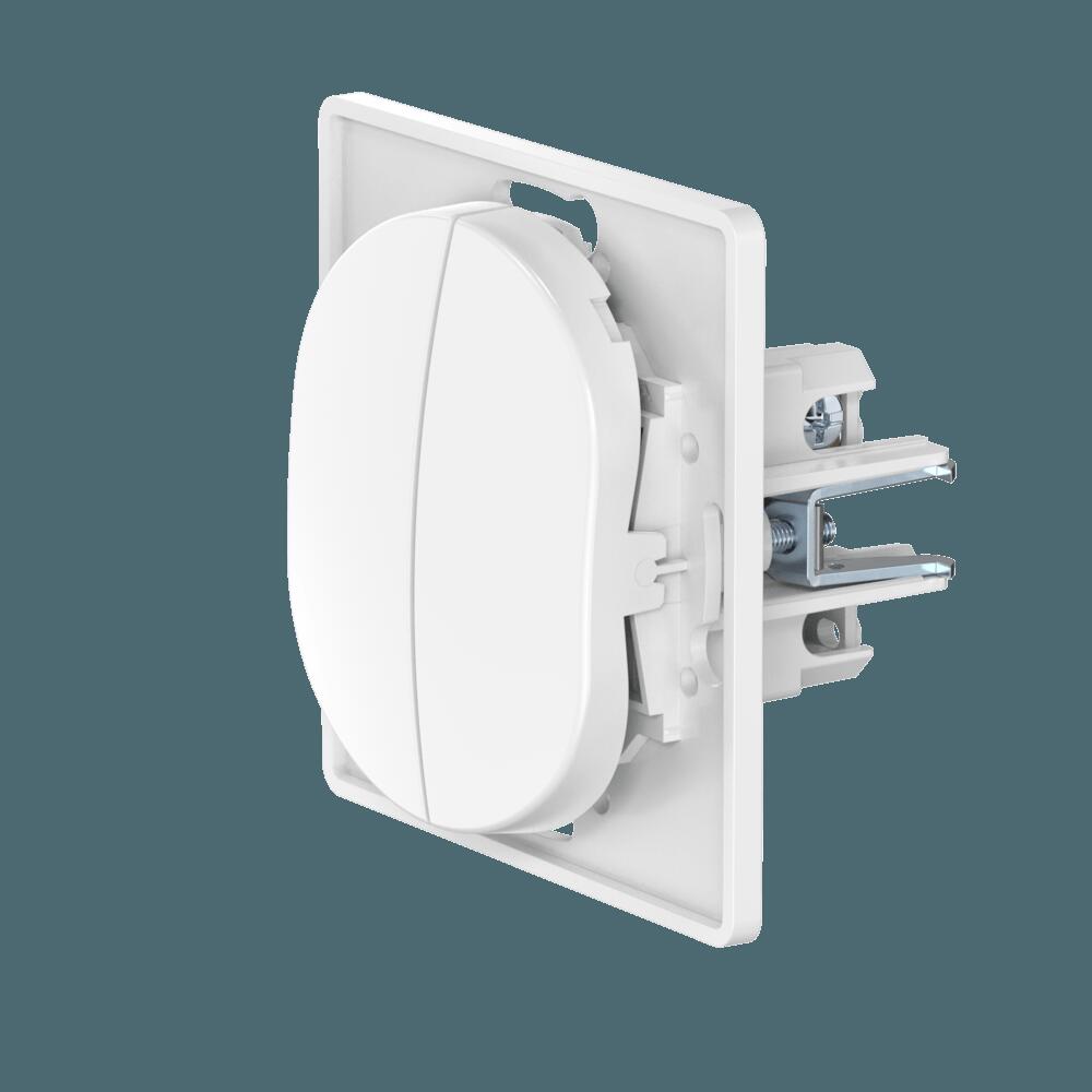 Выключатель скрытой установки CADUCEUS ALING EON двухклавишный, 10АХ, 250В~, механизм Выключатель скрытой установки CADUCEUS ALING EON двухклавишный, 10АХ, 250В~, механизм