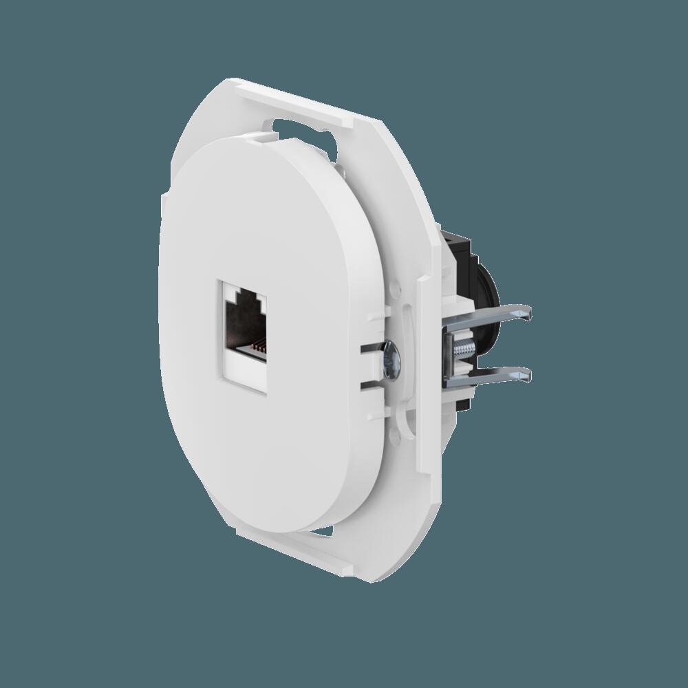 Розетка скрытой установки компьютерная CADUCEUS ALING EON с модулем Keystone RJ45 8P8C, cat.6A, FTP, Розетка скрытой установки компьютерная CADUCEUS ALING EON с модулем Keystone RJ45 8P8C, cat.6A, FTP,