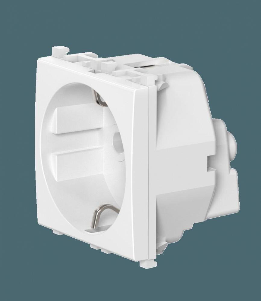 Розетка электрическая антибактериальная CADUCEUS ALING EXPERIENCE для скрытой проводки, модульная, 1 Розетка электрическая антибактериальная CADUCEUS ALING EXPERIENCE для скрытой проводки, модульная, 1