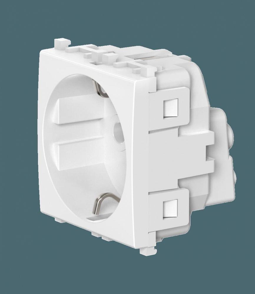Розетка CADUCEUS ALING EXPERIENCE электрическая, модульная, для скрытой проводки, механизм, 16А, 250