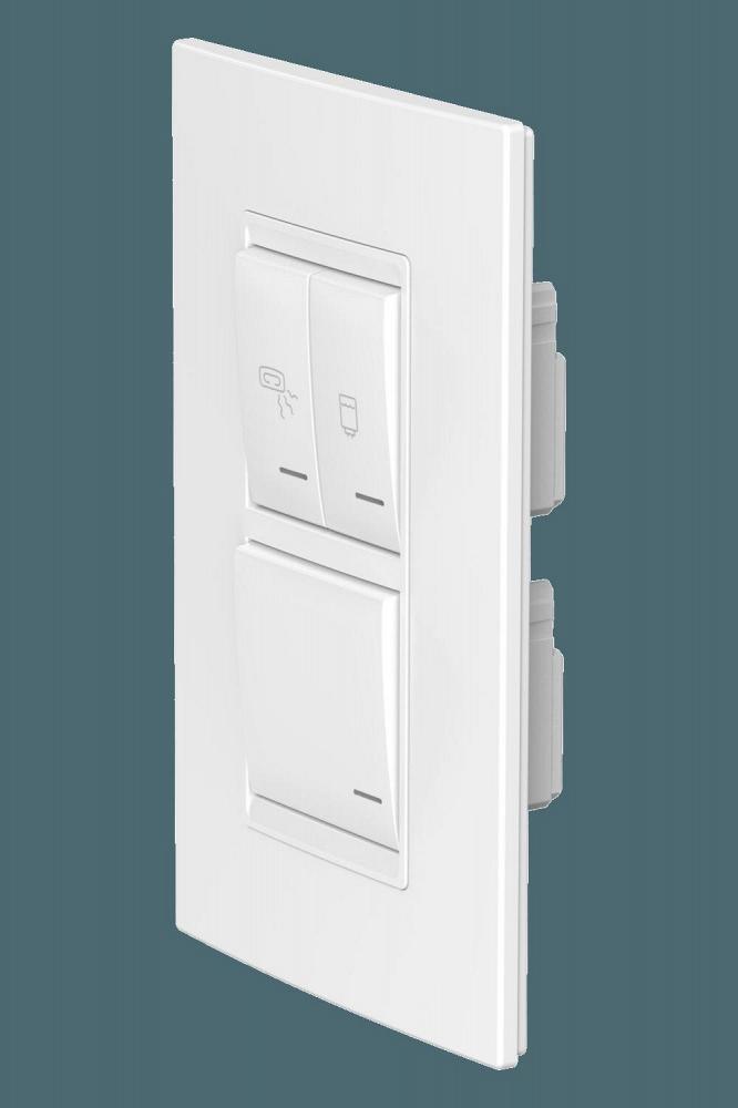 Комплект встраиваемых выключателей CADUCEUS ALING EXPERIENCE для ванной комнаты, 16А, 250В~ Комплект встраиваемых выключателей CADUCEUS ALING EXPERIENCE для ванной комнаты, 16А, 250В~