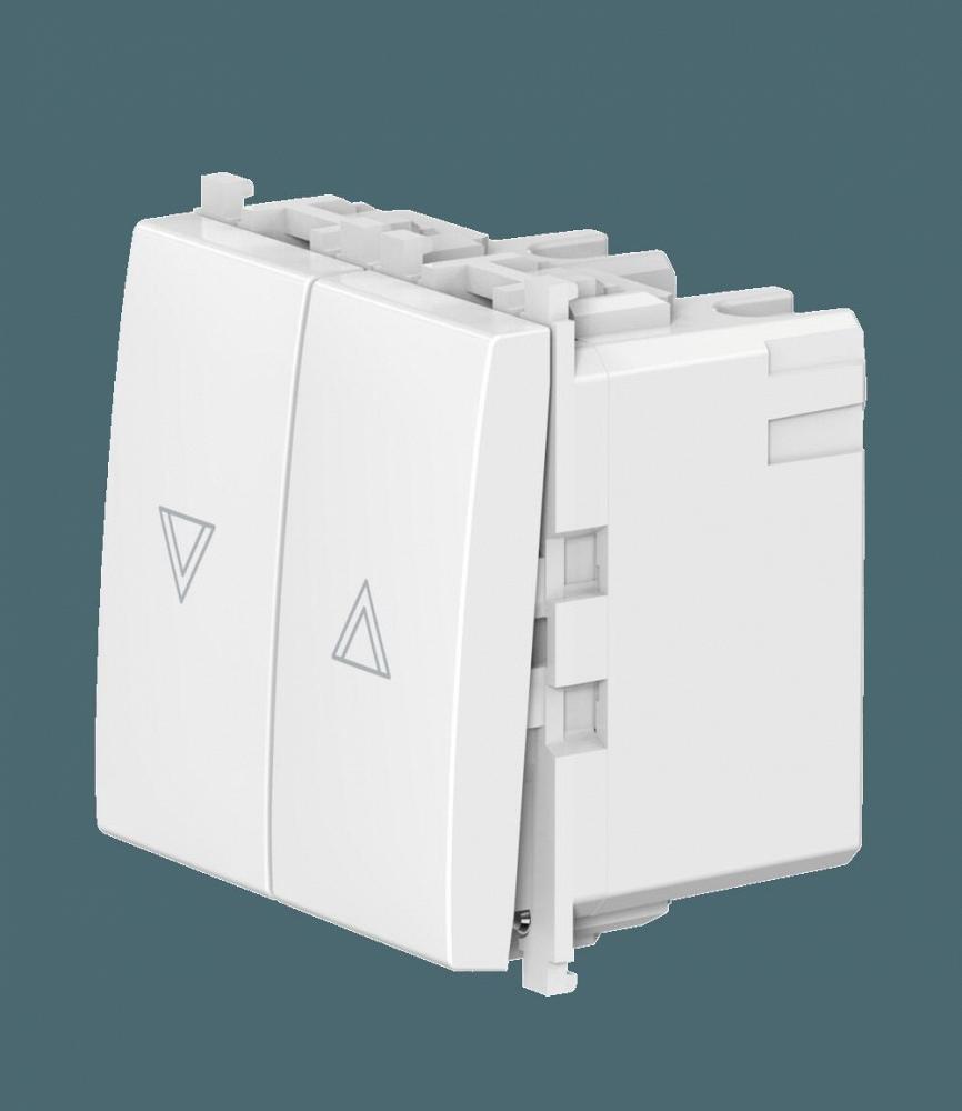 Выключатель встраиваемый CADUCEUS ALING EXPERIENCE для рольставней/жалюзи, кнопочный, 16А, 250В~