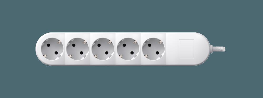 Удлинитель CADUCEUS ALING без выключателя, 5х16А, 250В~, 10м