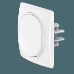 Выключатель скрытой установки CADUCEUS ALING EON, двухполюсный, одноклавишный, 10АХ, 250В~