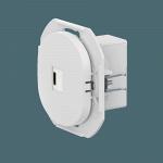 Розетка скрытой установки CADUCEUS ALING EON USB тип С для зарядки 1-го устройства, 3А, 5В=, 250В~,