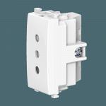 Розетка электрическая антибактериальная CADUCEUS ALING EXPERIENCE для скрытой проводки, модульная, м