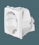 Розетка электрическая антибактериальная CADUCEUS ALING EXPERIENCE для скрытой проводки, модульная, 1