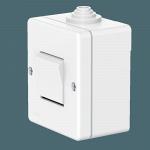 Выключатель одноклавишный CADUCEUS ALING OG, проходной, для открытой проводки, 10А, 250В~