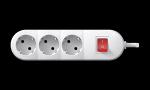 Удлинитель CADUCEUS ALING с выключателем, 3х16А, 250В~, 5м