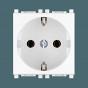 Розетка электрическая антибактериальная CADUCEUS ALING EXPERIENCE для скрытой проводки, модульная, 1