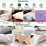 Factory Custom Plain Color Microfiber Waterproof Anti-dust Anti-mite Zippered Pillow Shell For Hote - Раздел: Ткани продажа, текстильные изделия