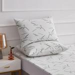 Hypoallergenic Knitted Cooling Bamboo Pillow Shell Pillow Case For Sleep Camping Nursing Hotel Use