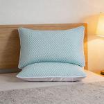 Firm Zipper Bedding Pillow Cases Cooling Bamboo Pillow Shell For Neck Support And Deep Sleep Comfort