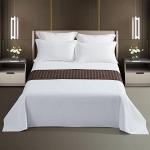 Luxury Hotel 4-Piece Premium Cotton Bedding Set Percale Bed Sheet with Classic Premium Bedding
