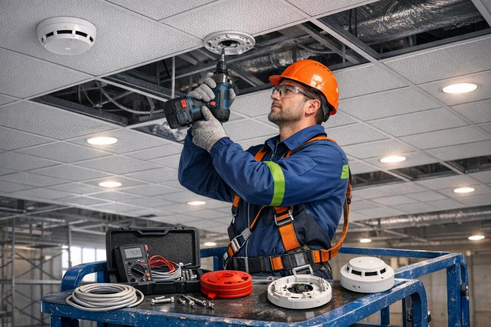 Монтаж пожарной сигнализации АПС Монтаж пожарной сигнализации АПС