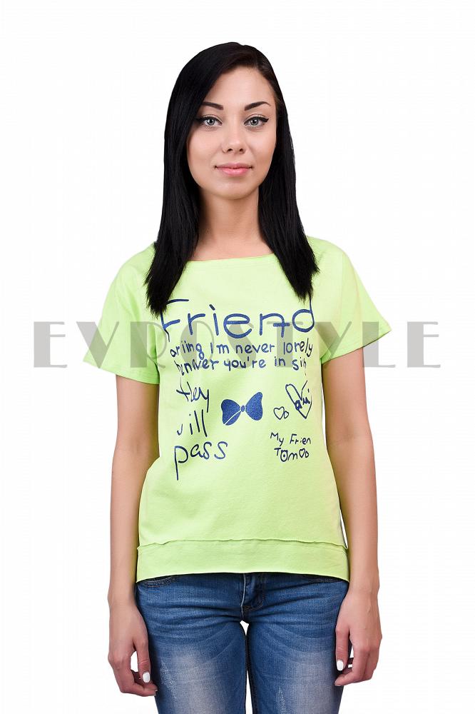 (M-XL) Женская, летняя футболка Rainbow JF 001-19