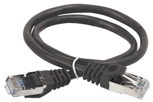 ITK Коммутационный шнур (патч-корд), кат.5Е FTP, 3м, черный