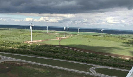 В Ростовской области началась промышленная эксплуатация третьей крупной ветроэлектростанции