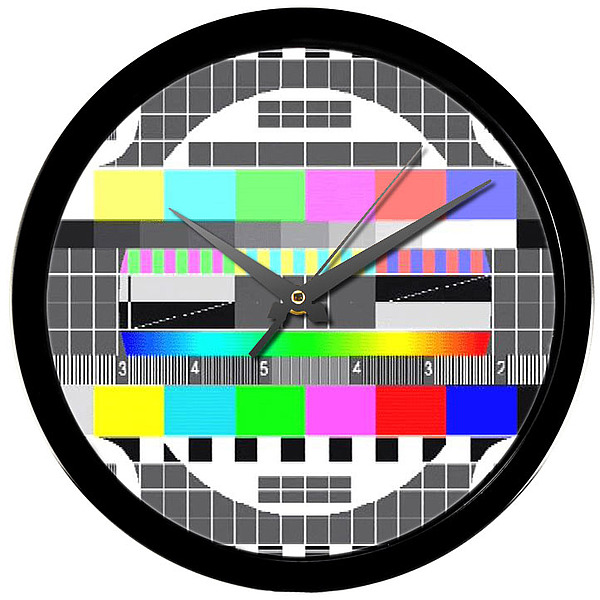 Настенные часы TV-сетка