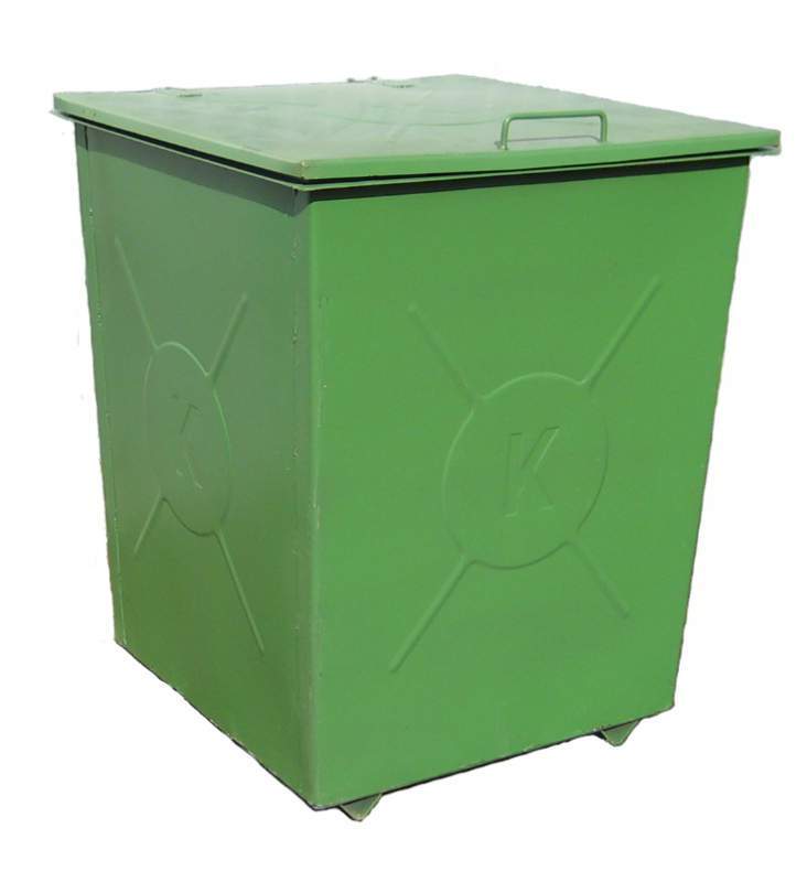 Контейнер для мусора с крышкой БК-0,75 (0,75м3) Гратан
