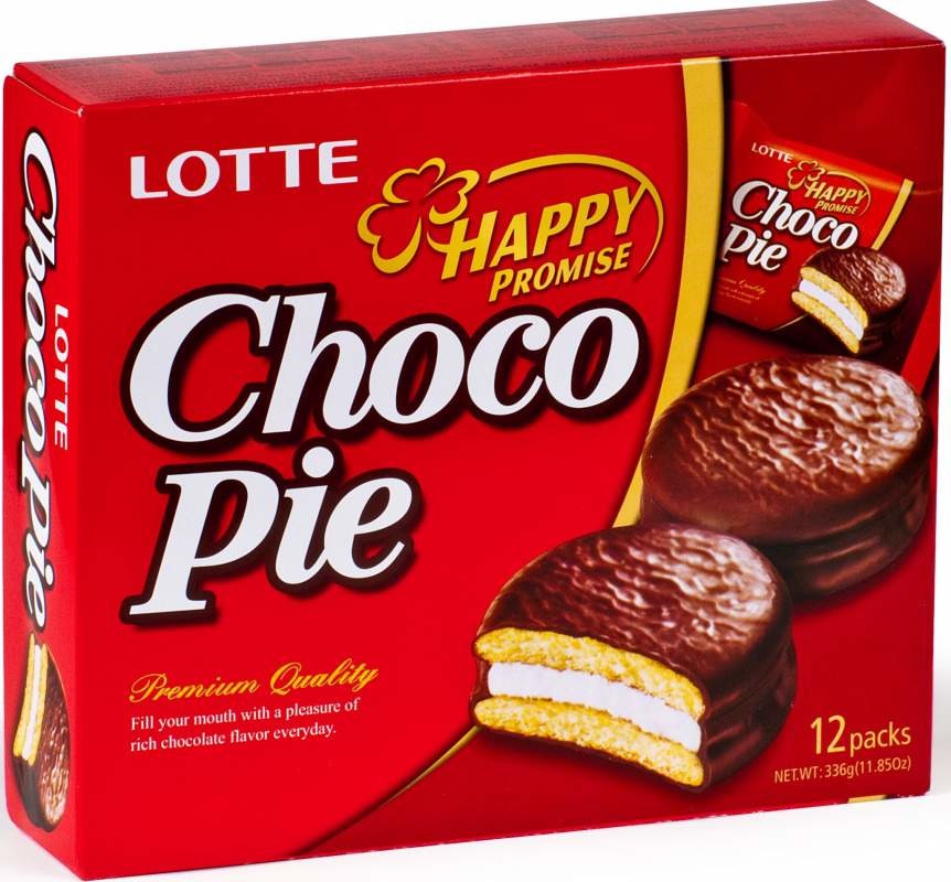 Бисквит Choco Pie (Чокопай) Lotte (Лотте) 336 гр