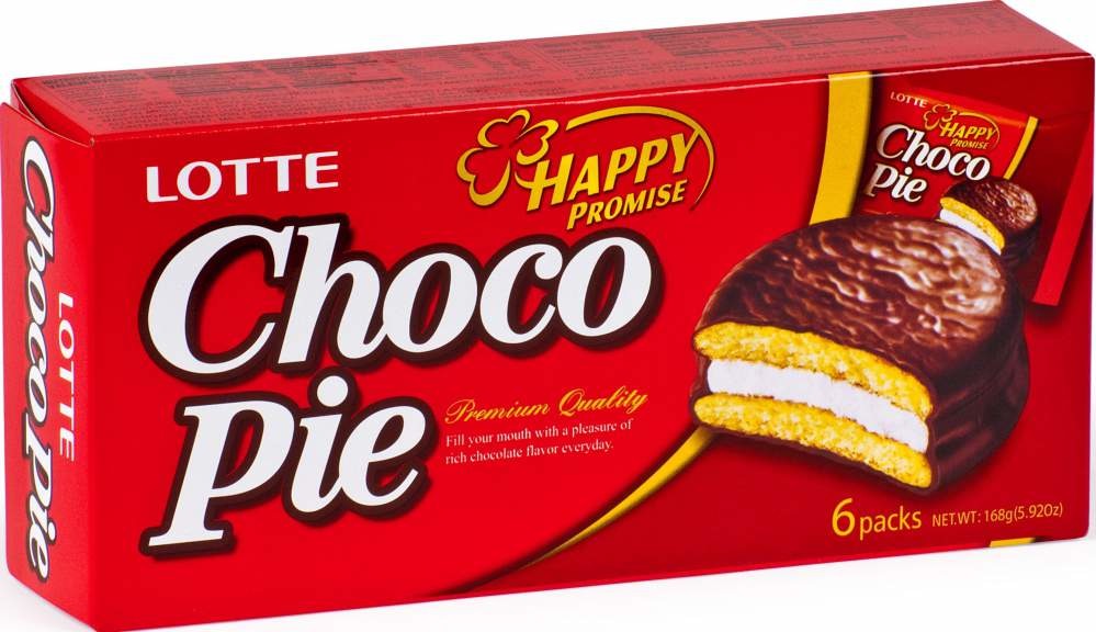 Бисквит Choco Pie (Чокопай) Lotte (Лотте) 168 гр (6 шт)